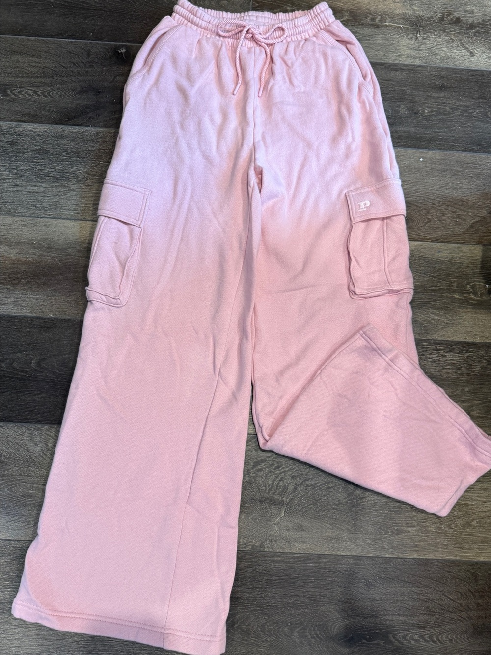 PINK Victoria's Secret Light Pink Cargo Sweatpants